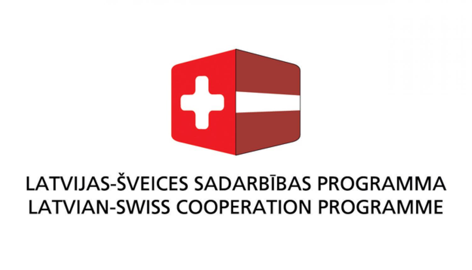 Latvijas-Šveices sadarbības programmas logo